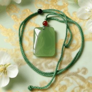 D149 Spring Green Rectangle Pendant(Random style)